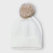 Mayoral Kışlık Kız Örme Bere Ekru