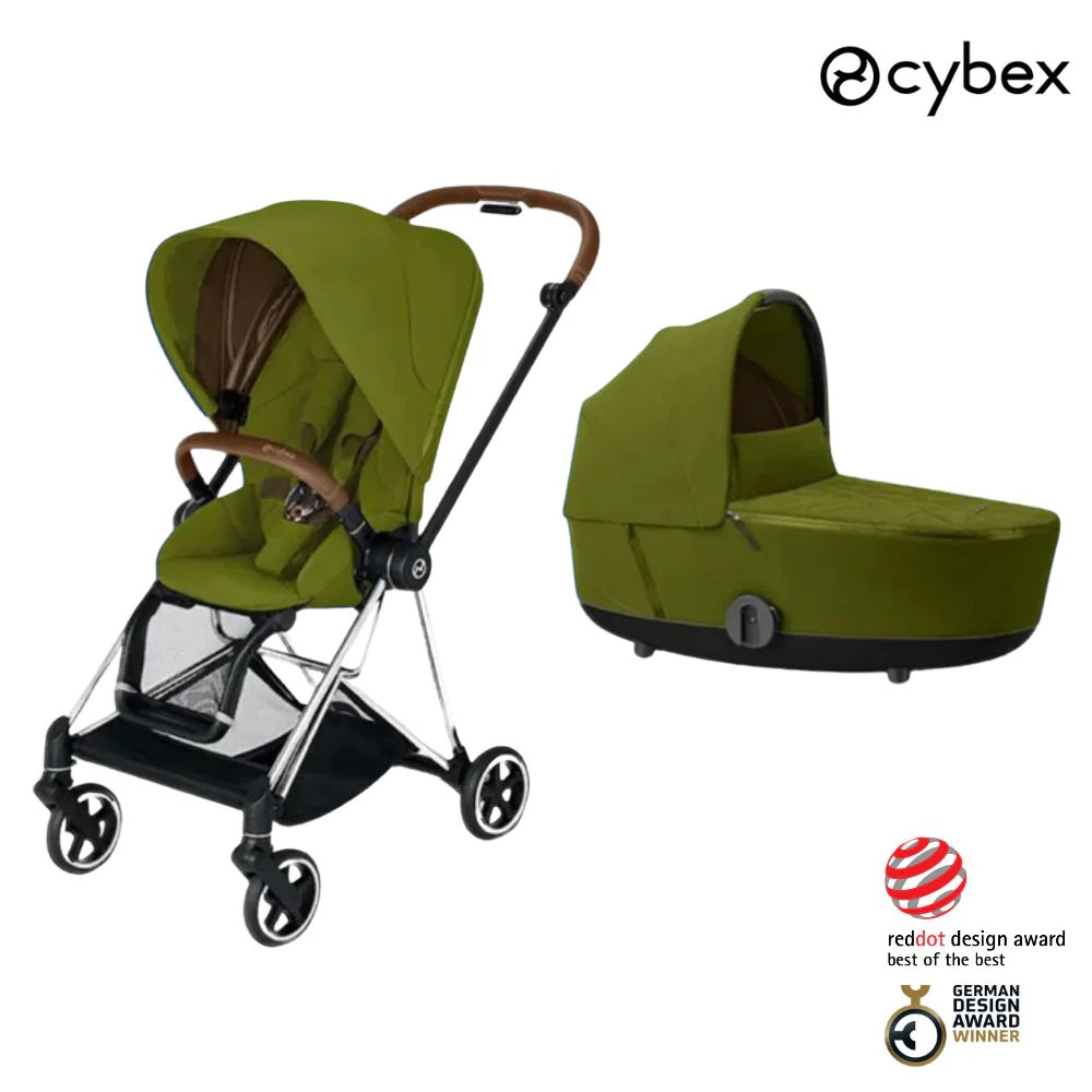 cybex mios khaki green Cybex Mios Bebek Arabası Chrome Brown