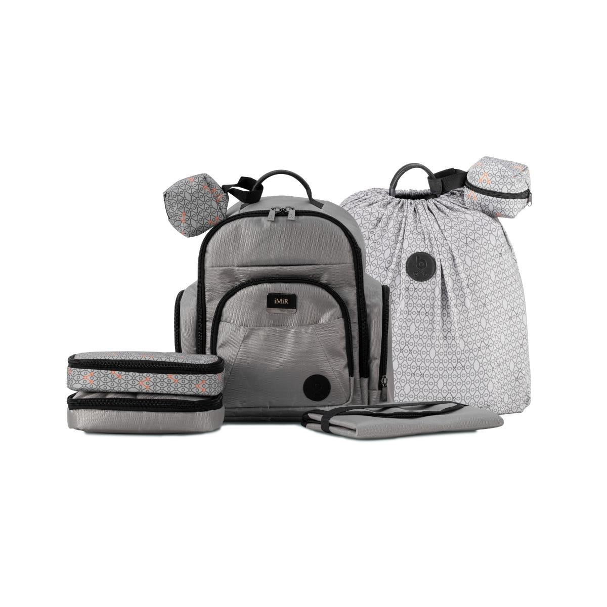 Gezenbebe Çok Fonksiyonlu Anne Bakım Çantası Gri