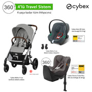 Cybex Balios S Lux Aton B2 Sirona Z Grey Set