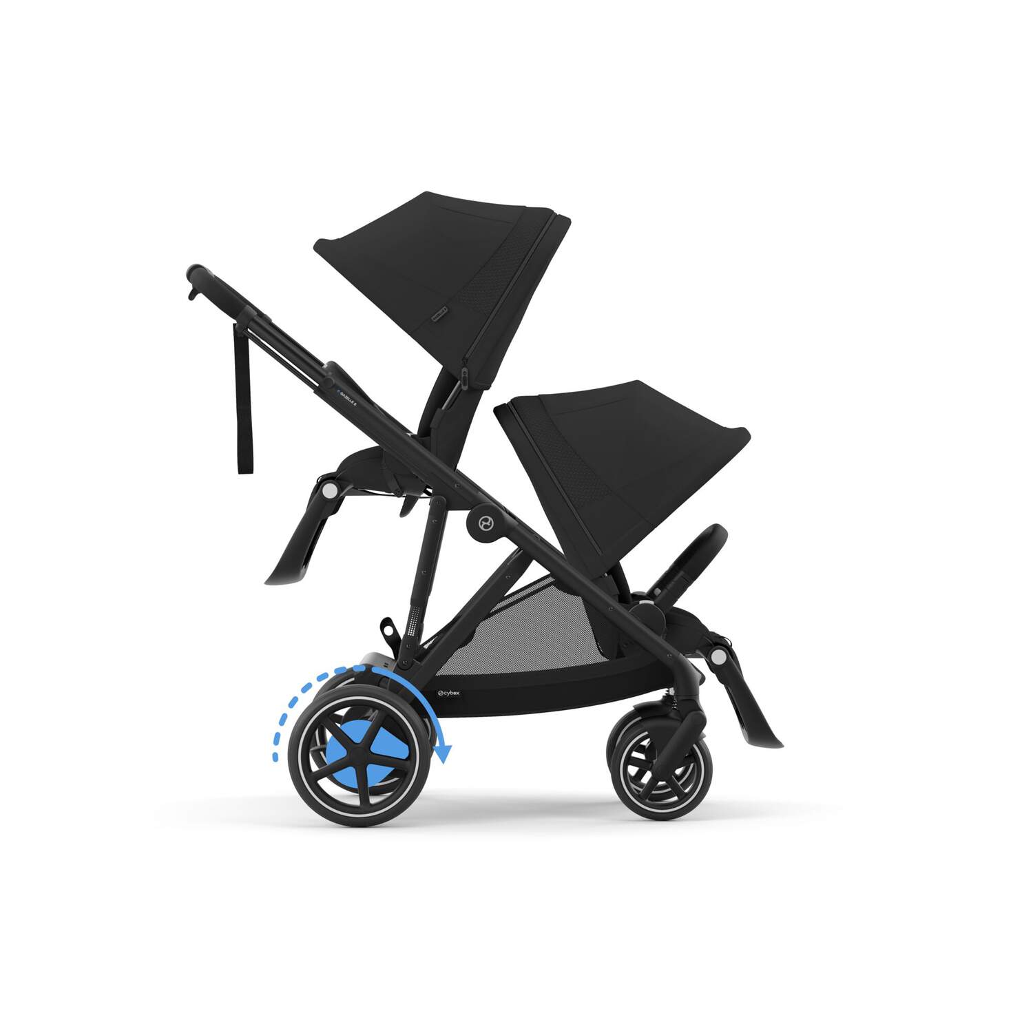 cybex ankara Cybex e-Gazelle S Black İkiz Bebek Arabası