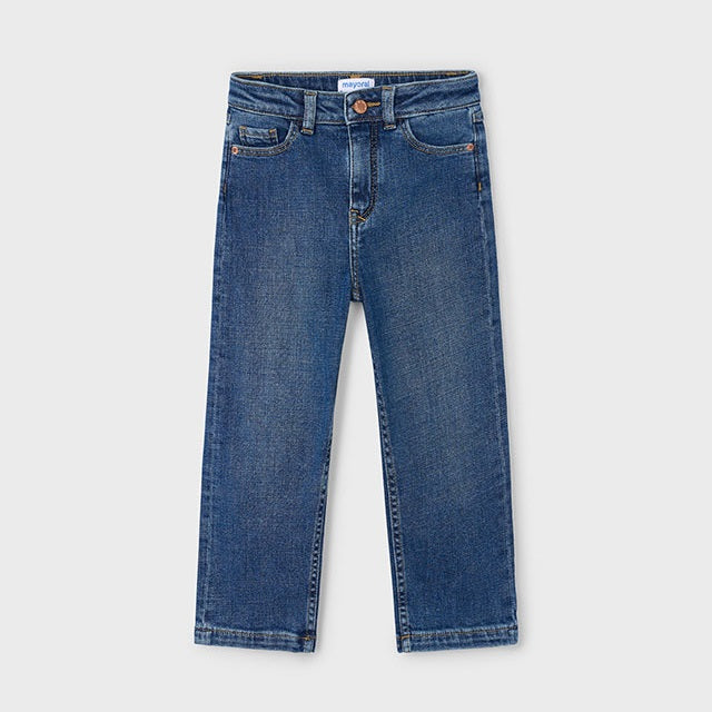 Mayoral Kışlık Kız Denim Pantolon Mavi