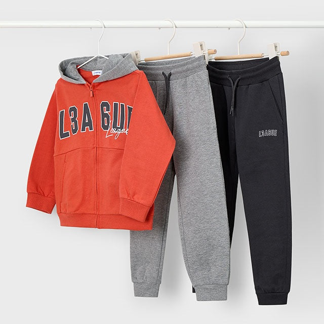 Mayoral Kışlık Erkek Ceket Eşofman Üçlü Set Turuncu