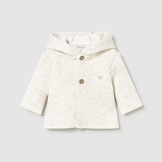 Mayoral Kışlık Erkek Bebek Kapşonlu Mont Ekru