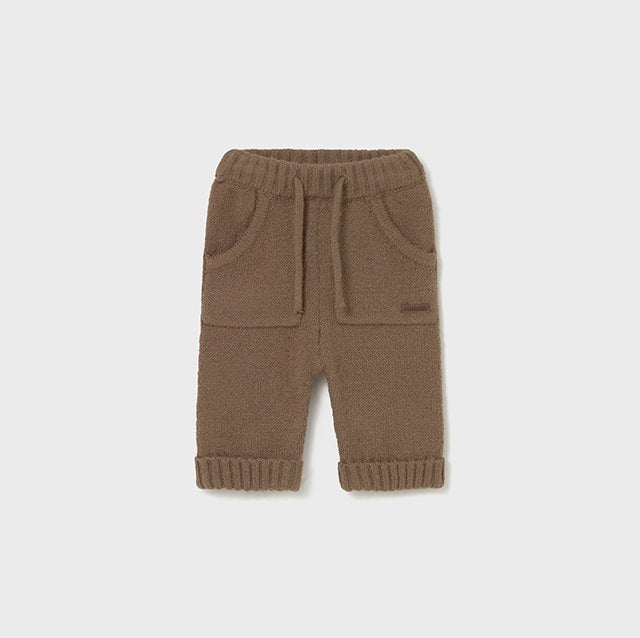Mayoral Kışlık Erkek Bebek Örme Pantolon Kahverengi
