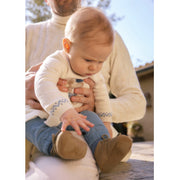 Mayoral Kışlık Erkek Bebek Örme Kazak Pantolon Set Mavi