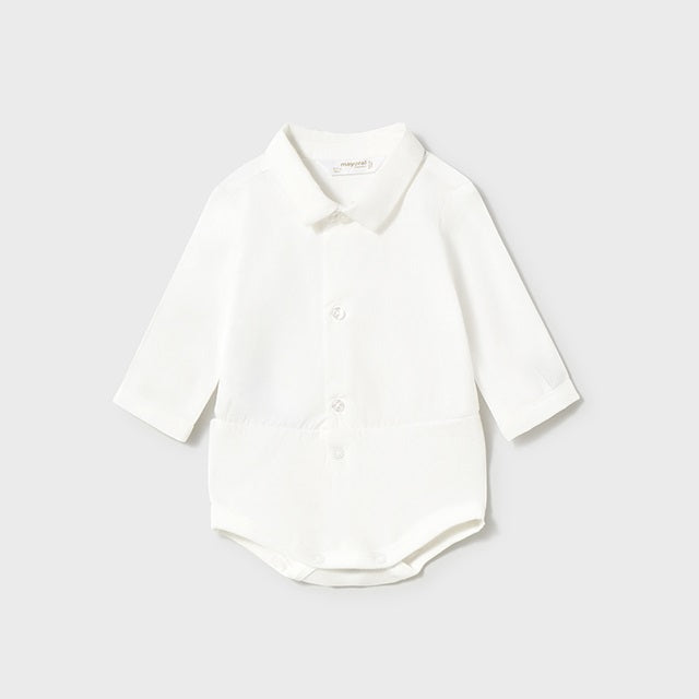 Mayoral Kışlık Erkek Bebek Body Yelek Pantolon Set Gri