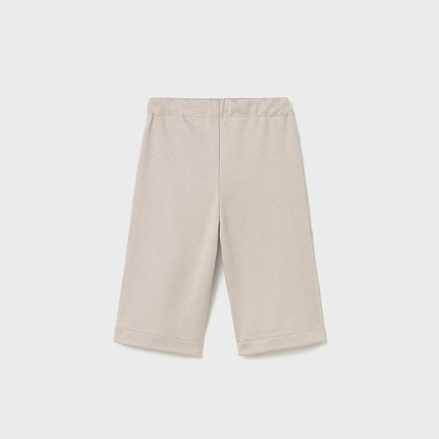 Mayoral Kışlık Kız Bebek Saten Örme Pantolon Bej