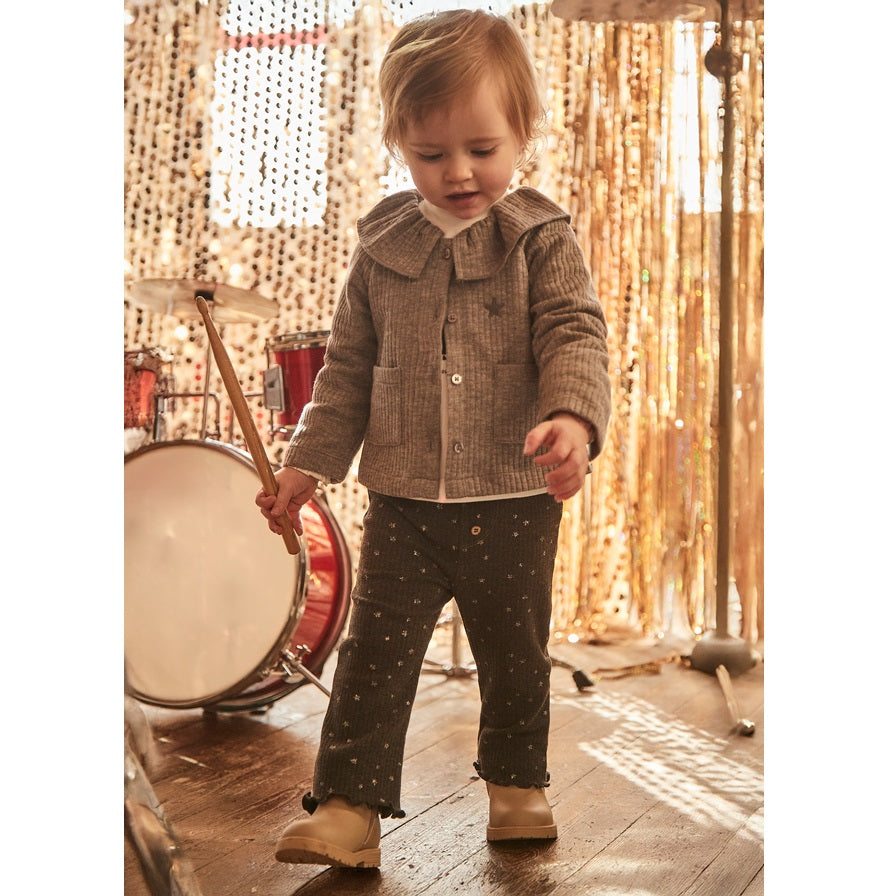 Mayoral Kışlık Kız Bebek Yumuşak Pantolon Siyah