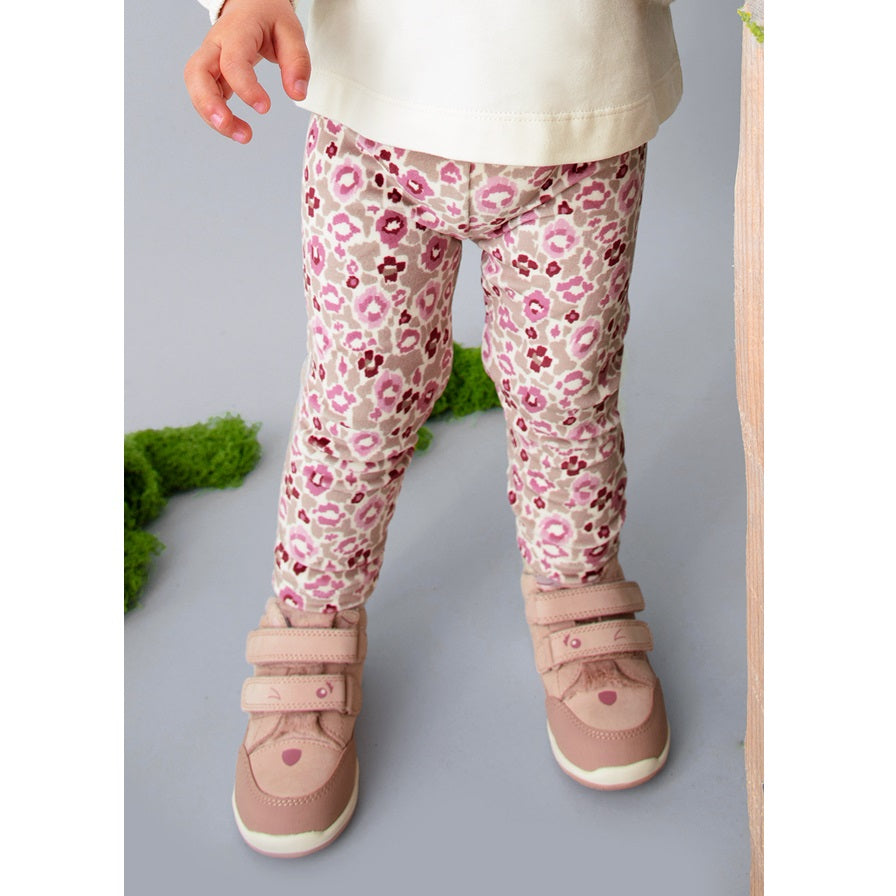 Mayoral Kışlık Kız Bebek Kürk Yelek Sweatshirt Tayt Pantolon Set Ekru