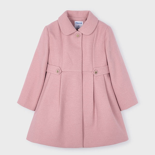 Mayoral Kışlık Kız Kumaş Palto Pembe
