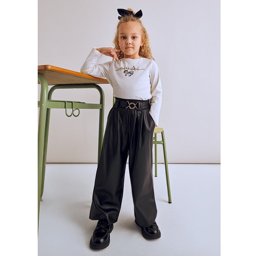 Mayoral Kışlık Kız Pantolon Siyah