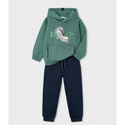 Mayoral Kışlık Erkek Sweatshirt Eşofman Set Yeşil