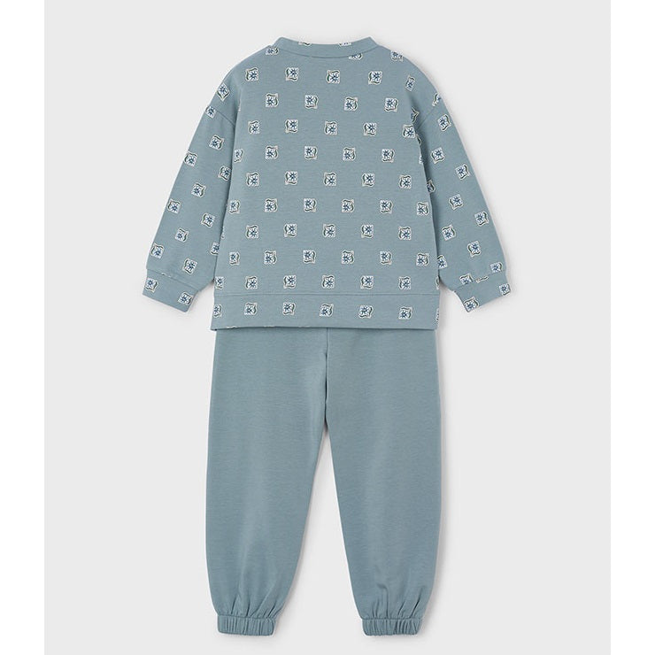 Mayoral Kışlık Kız Sweatshirt Eşofman Set Yeşil