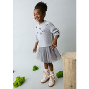 Mayoral Kışlık Kız Örme Elbise Gri