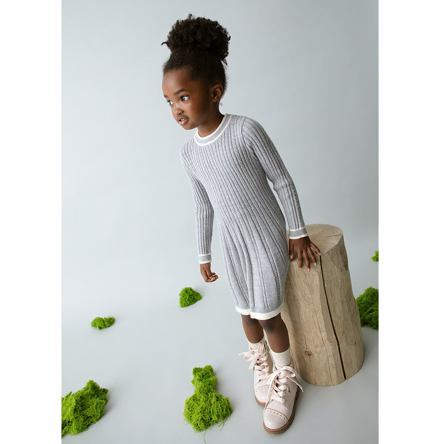 Mayoral Kışlık Kız Örme Elbise Gri