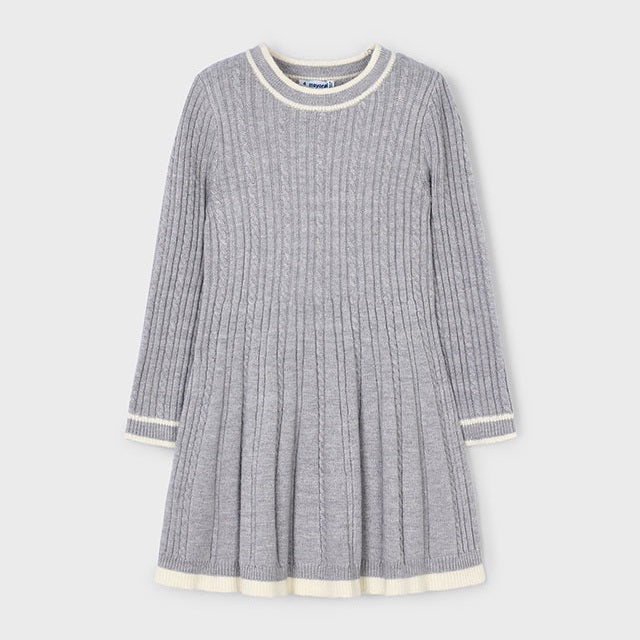 Mayoral Kışlık Kız Örme Elbise Gri