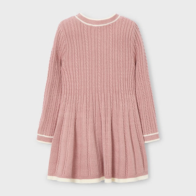 Mayoral Kışlık Kız Örme Elbise Pembe