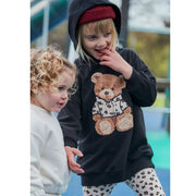 Mayoral Kışlık Kız Kapşonlu Elbise Siyah