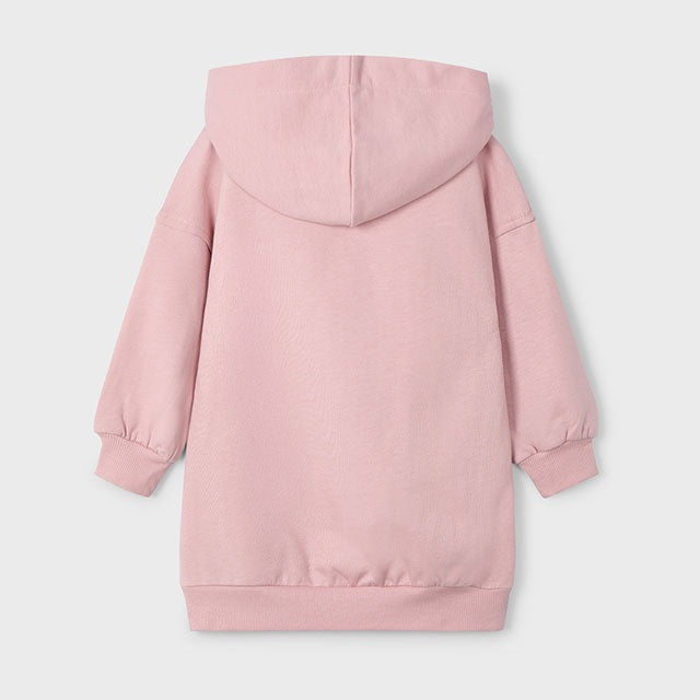 Mayoral Kışlık Kız Kapşonlu Elbise Pembe