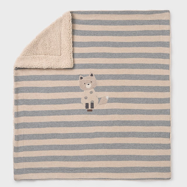 Mayoral Kışlık Bebek Kürklü Battaniye Bej