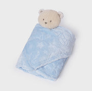 Mayoral Kışlık Bebek Kürklü Battaniye ve Oyuncak Set Mavi