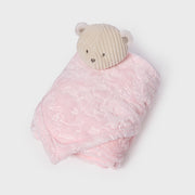 Mayoral Kışlık Bebek Kürklü Battaniye ve Oyuncak Set Pembe