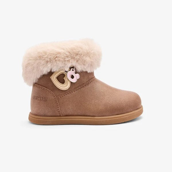 Conguitos Kürklü Kız Çocuk Bot Kahverengi