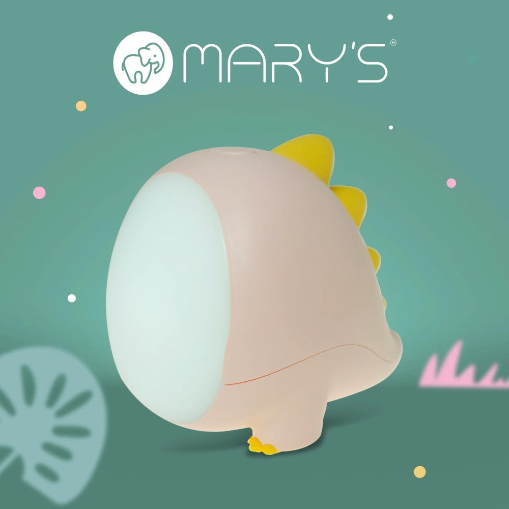 Mary's Dino Pembe Led Gece Lambası