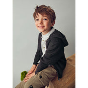 Mayoral Kışlık Erkek Örme Kapşonlu Ceket Siyah