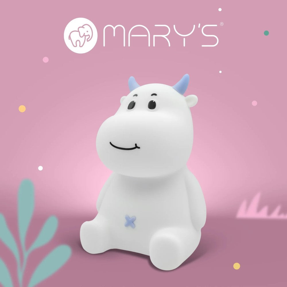 Mary's Cow Mavi Led Gece Lambası