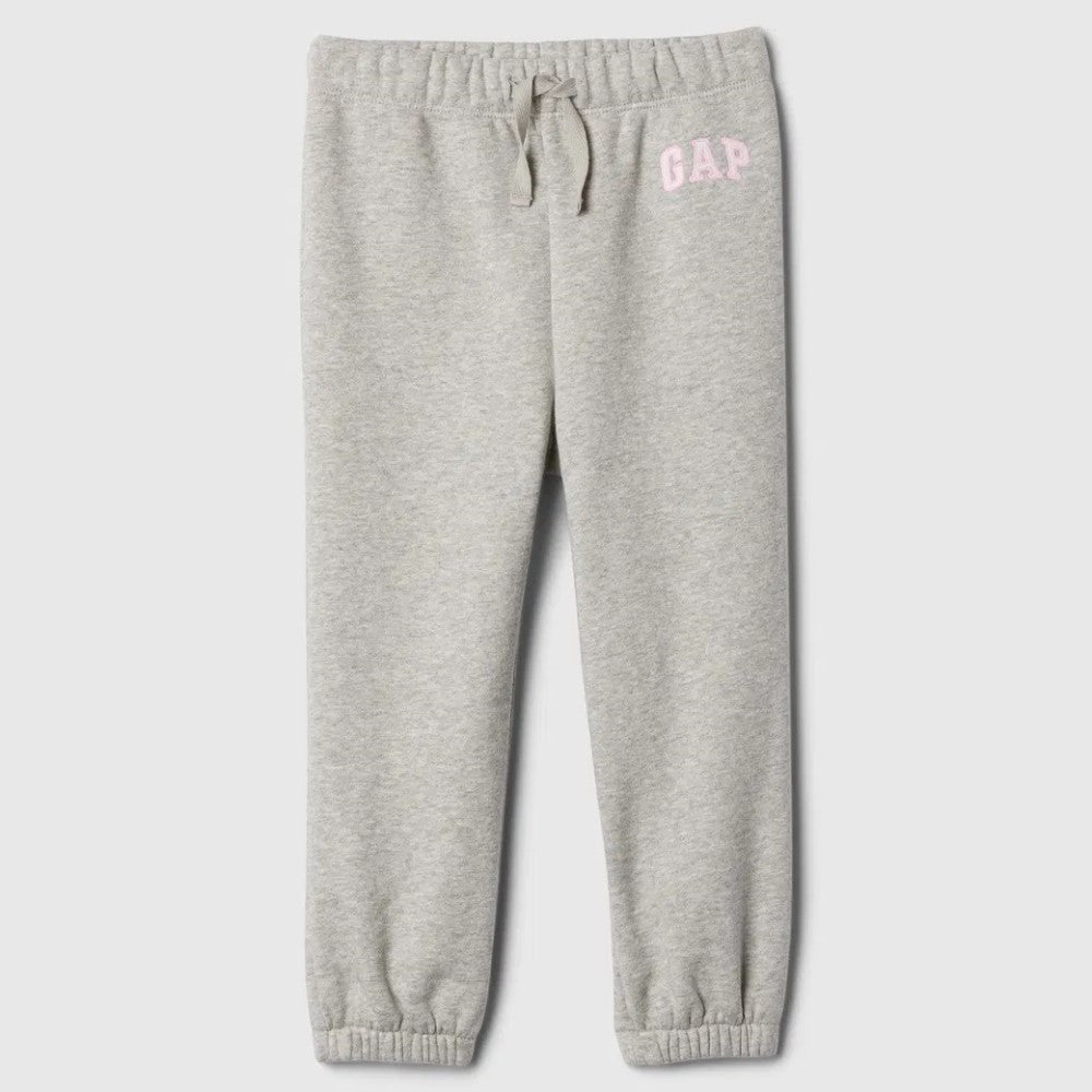GAP Logolu Kız Bebek Jogger Eşofman Altı Gri