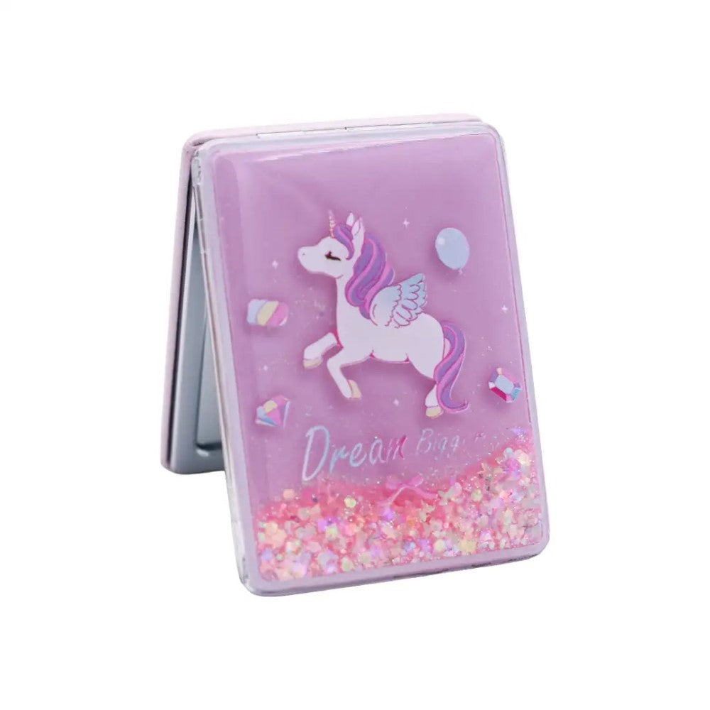 Mini & Kids - Unicorn Simli Ayna Pembe