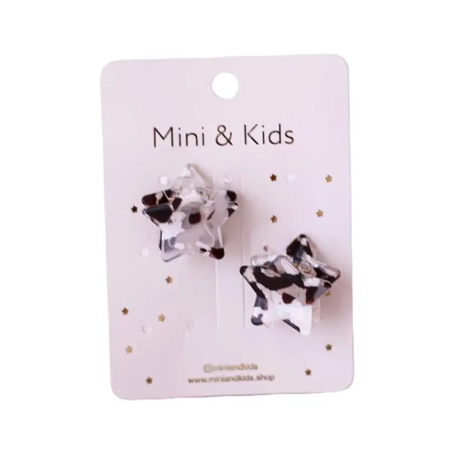 Mini & Kids - Stars Akrilik Toka Beyaz