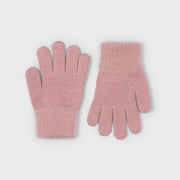 Mayoral Kışlık Kız Kürklü Örme Eldiven Pembe