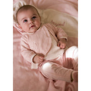 Mayoral Kışlık Kız Bebek Sweatshirt Eşofman İkili Set Pembe