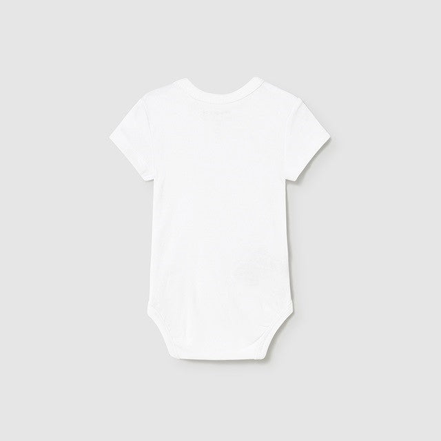 Mayoral Kışlık Bebek Kısa Kol Body Beyaz