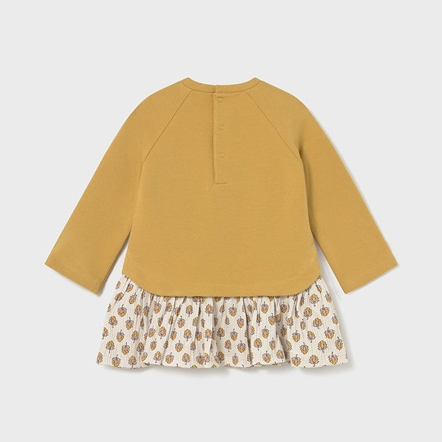 Mayoral Kışlık Kız Bebek Elbise Sarı