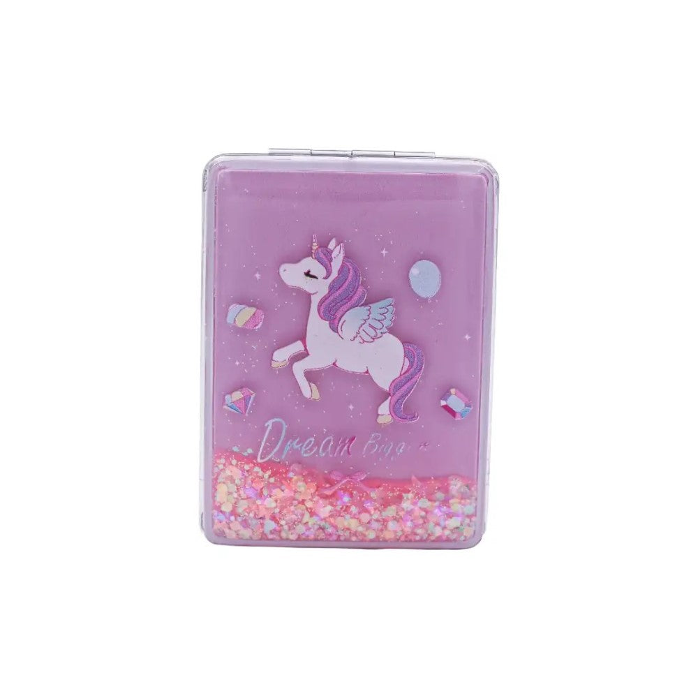 Mini & Kids - Unicorn Simli Ayna Pembe