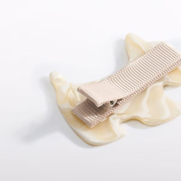 Abel & Lula Kışlık Kız Saç Tokası Ekru