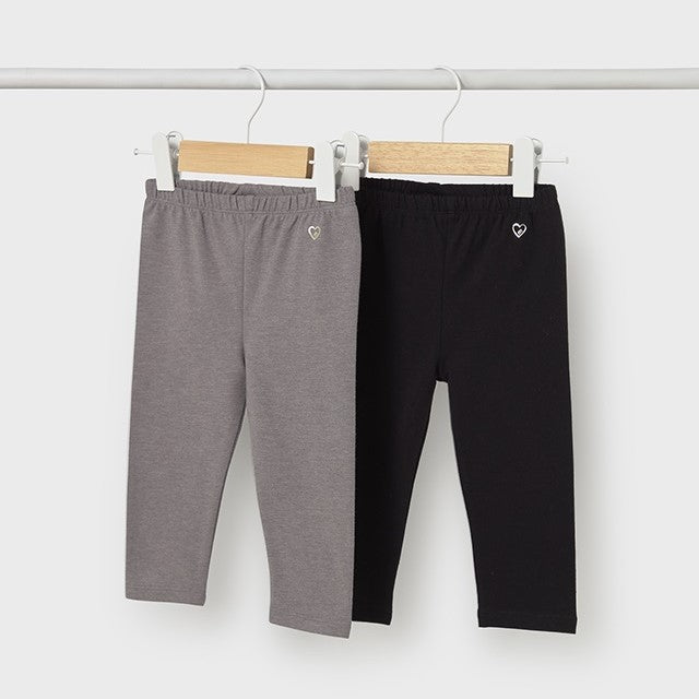 Mayoral Kışlık Kız Bebek Uzun Tayt 2'li Set Siyah