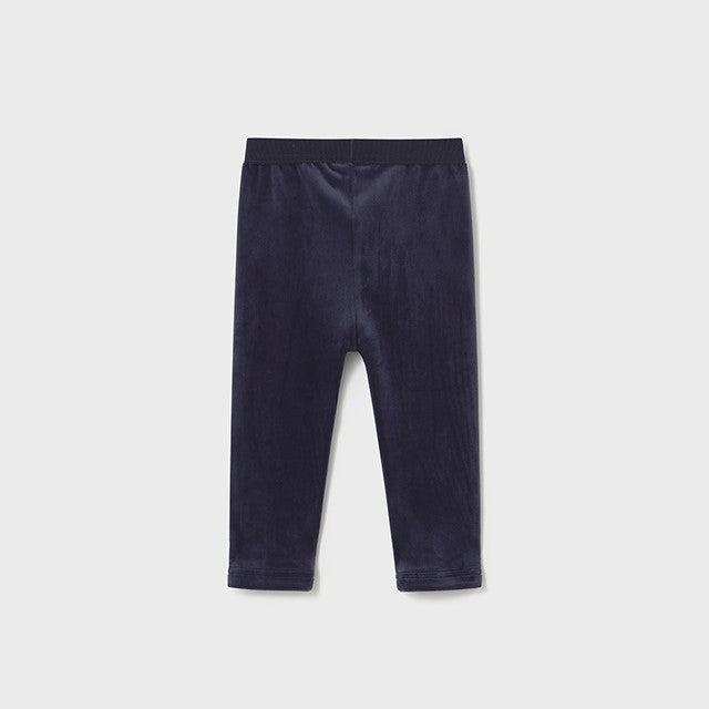 Mayoral Kışlık Kız Bebek Kadife Tayt Pantolon Lacivert