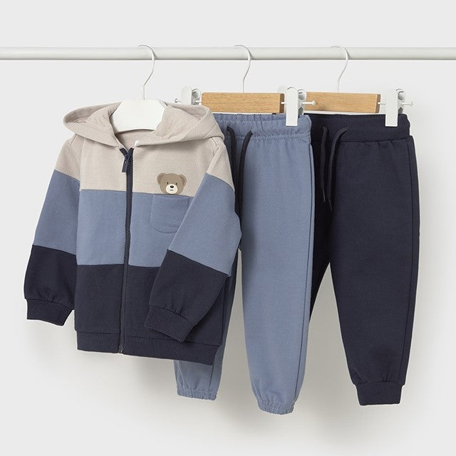 Mayoral Kışlık Erkek Bebek Eşofman 3'lü Set Mavi