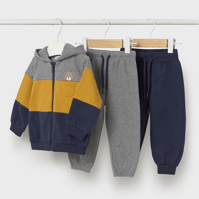 Mayoral Kışlık Erkek Bebek Eşofman 3'lü Set Gri