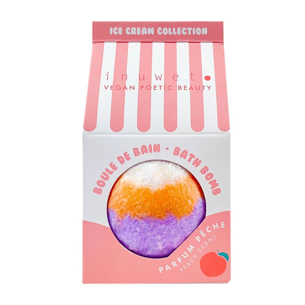 Inuwet Icecream Şeftali Banyo Bombası