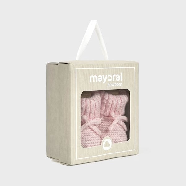 Mayoral Kışlık Bebek Örme Patik Pembe