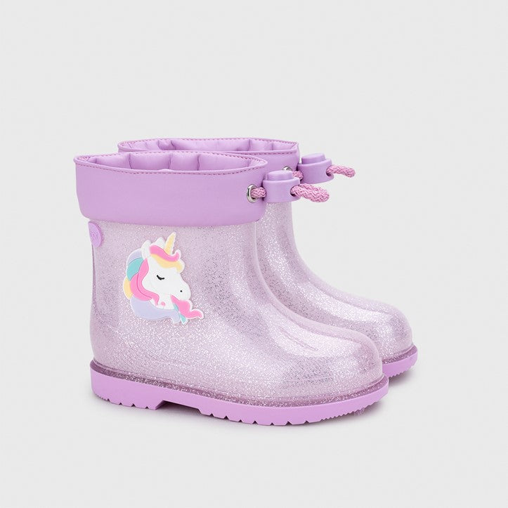 Igor Çocuk Yağmur Botu Bimbi Unicornio Glitter Malva Mor
