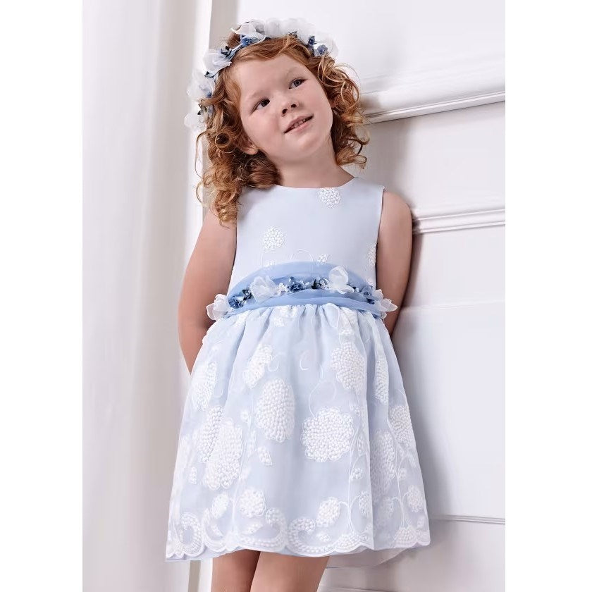 Abel & Lula Yazlık Kız Abiye Elbise Mavi