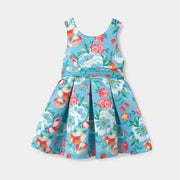 Abel & Lula Yazlık Kız Abiye Elbise Mavi