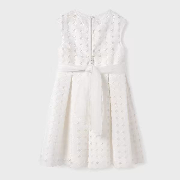 Abel Lula Yazlık Kız Abiye Elbise Ekru